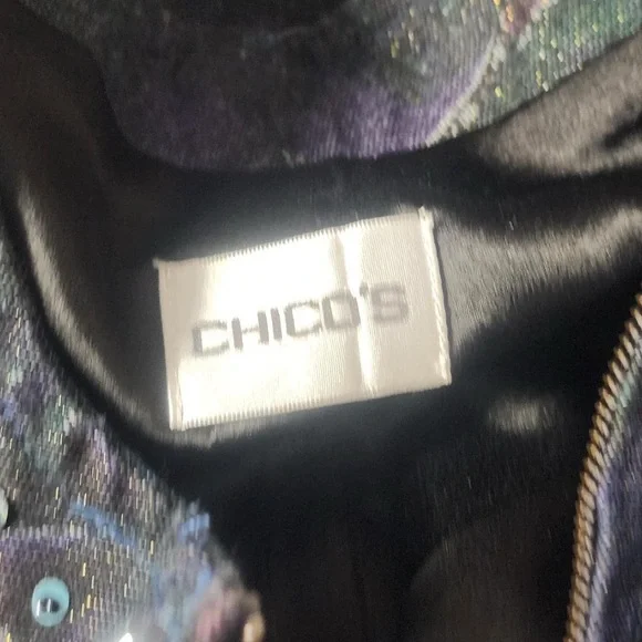 Chico’s Embellished Denim lJacket – Whimsygoth Vibes - Picture 6 of 6